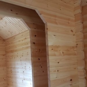 Internal Structure Of Column Log Cabins 