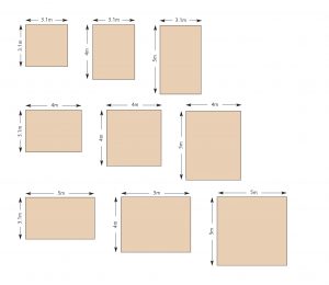 Design Your Own Log Cabin Sizes